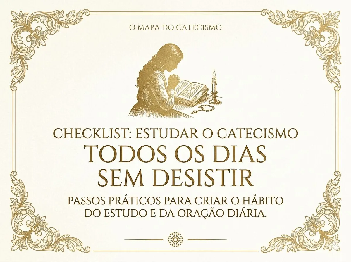 Checklist para estudar o Catecismo todos os dias